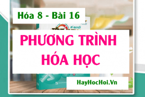 Cách lập phương trình hóa học, ý nghĩa của phương trình hóa học và Bài tập - Hóa 8 bài 16